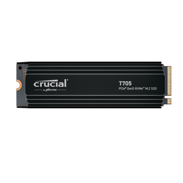 1TB Crucial T705 NVMe M.2 2280 SSD with Heatsink