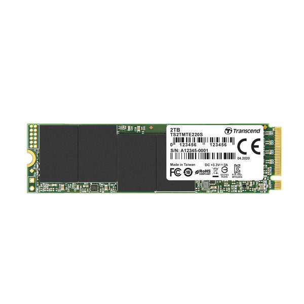 2TB Transcend NVME PCIe Gen3 x4 220S M.2 2280 Internal SSD w/ Dram